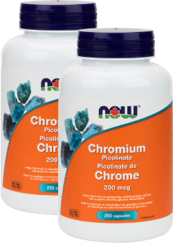 Chromium Picolinate 200mcg - 250 + 250 Caps (2 For Deal)