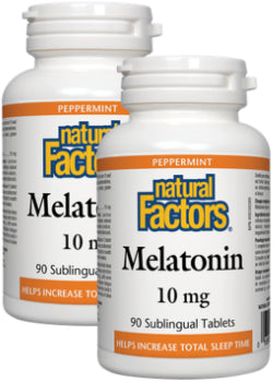 Melatonin 10mg - 90 + 90 Sublingual Tabs (2 For Deal)