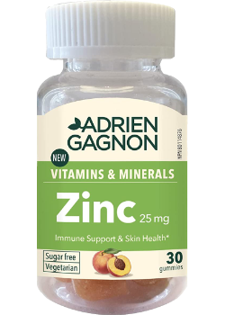 Zinc 25mg (Sugar Free Peach) - 30 Gummies