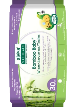 Bamboo Baby Wipes - 30 Wipes