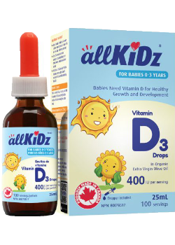 Vitamin D3 Drops 400iu - 25ml