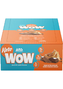 Keto Wow Bars (Peanut Butter Chocolate) - 12 x 40g
