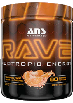Rave Nootropic Energy (Tangerine Twist) - 252g + BONUS