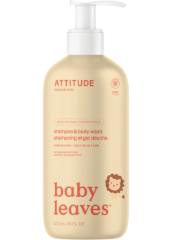 Baby Leaves 2-In-1 Shampoo & Body Wash (Pear Nectar) - 473ml