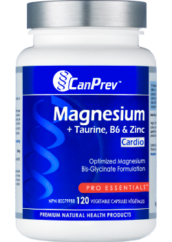 Magnesium + Taurine, B6 & Zinc Cardio - 120 V-Caps