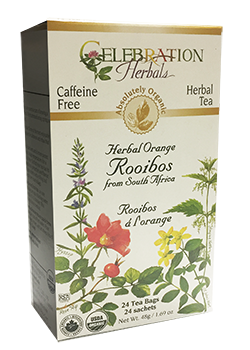 Rooibos Herbal Orange Tea (Organic) - 24 Tea Bags