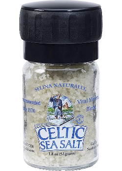 Light Grey Coarse Sea Salt Mini Grinder - 51g