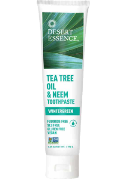 Natural Tea Tree Oil & Neem Toothpaste (Wintergreen) - 176g