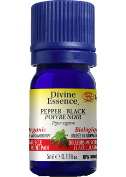 Pepper Oil (Black, Organic) - 5ml