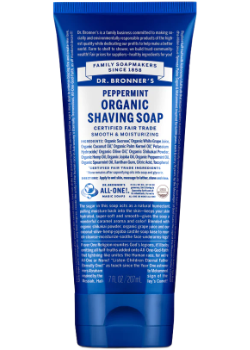 Organic Shaving Soap (Peppermint) - 207ml