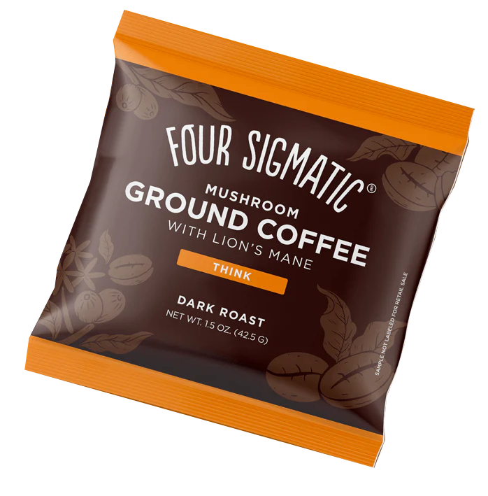 Mushroom Coffee Mix With Lion's Mane & Chaga (Think Dark Roast Ground) - 42.5g