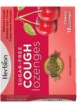 Cough Lozenges (Sugar Free-Cherry) - 18 Lozenges