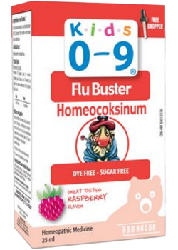 Kids 0-9 Flu Buster Homeococcinum (Raspberry) - 25ml + BONUS