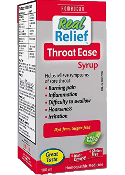 Real Relief Throat Ease Syrup - 100ml