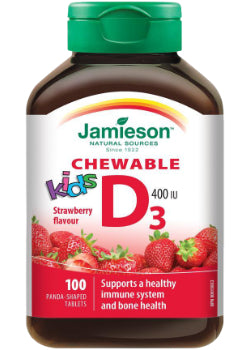 Kids Vitamin D 400iu (Strawberry) - 100 Tabs