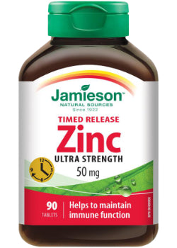 Timed Release Zinc 50mg - 90 Tabs