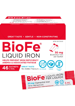 BioFe Liquid Iron 30mg (Sweet Blast) - 5ml x 46 Sachets