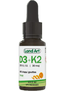 Organic Vitamin D3 250iu & K2 30mcg (Orange) - 13.5ml