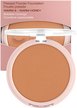 Pressed Powder Foundation (Warm 6-Warm Honey) - 9g