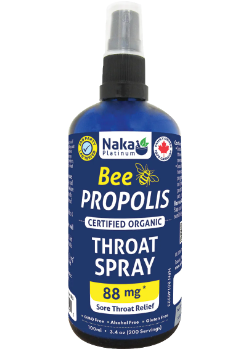 Bee Propolis Organic Throat Spray 88mg - 100ml