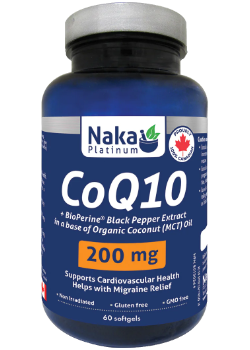 CoQ10 +Bioperine Black Pepper Extract 200mg - 60 Softgels