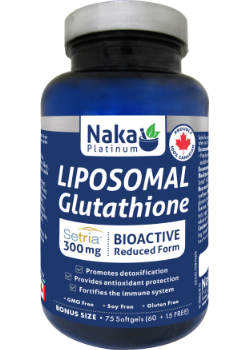 Liposomal Glutathione 300mg - 75 Softgels