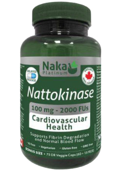 Nattokinase 100mg - 75 DR V-Caps + BONUS