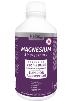 Platinum Magnesium Bisglycinate 250mg (Natural Mixed Berry) - 600ml + BONUS