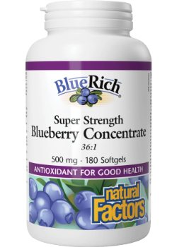 BlueRich Super Strength 500mg - 180 Softgels