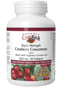 CranRich Super Strength Cranberry (Organic) 500mg - 90 Softgels