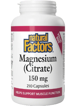 Magnesium Citrate 150mg - 210 Caps + BONUS