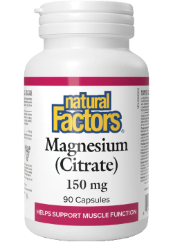 Magnesium Citrate 150mg - 90 Caps + BONUS
