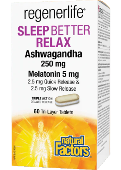 RegenerLife Sleep Better Relax Tri-Layer - 60 Tabs