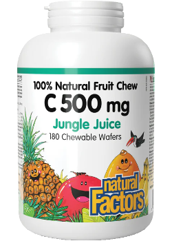 Vitamin C 500mg (Jungle Juice) Chewable - 180 Wafers