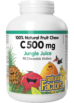 Vitamin C 500mg (Jungle Juice) Chewable - 90 Wafers