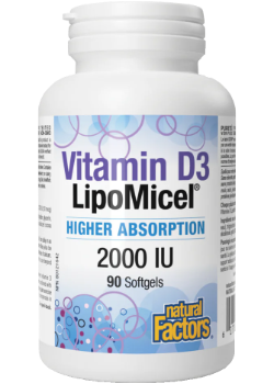 Vitamin D3 LipoMicel 2000iu - 90 Softgels