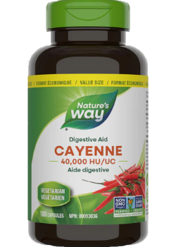 Cayenne 450mg - 180 + 100 Caps FREE