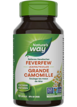 Feverfew Leaves - 100 Caps