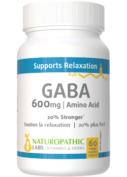 GABA 600mg - 60 V-Caps