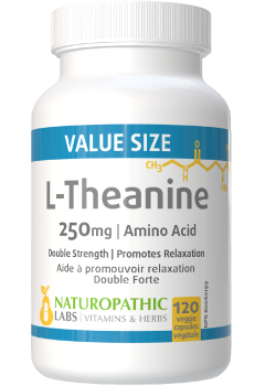 L-Theanine 250mg - 120 + 60 V-Caps FREE