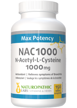 NAC (N-Acetyl-Cysteine) 1,000mg - 150 Tabs (Exp Apr. 2026)