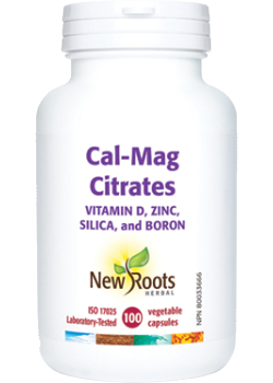 Cal-Mag Citrates Vitamin D, Zinc, Silica & Boron - 100 V-Caps