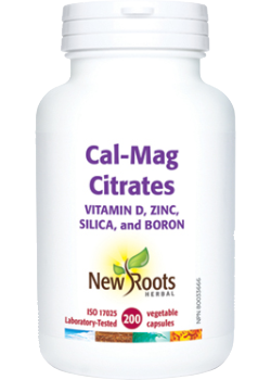 Cal-Mag Citrates Vitamin D, Zinc, Silica & Boron - 200 V-Caps