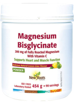 Magnesium Bisglycinate 200mg (Lemon-Lime) - 454g