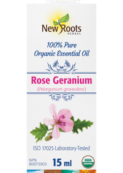Rose Geranium Essential Oil (100% Pure, Organic) - 15ml