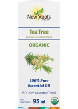Tea Tree Essential Oil (100% Pure, Organic) - 95ml - New Roots Herbal