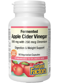 Fermented Apple Cider Vinegar With Chromium - 90 V-Caps