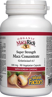 MacaRich 500mg Maca Concentrate - 90 + 90 V-Caps FREE