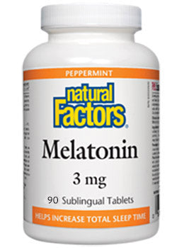 Melatonin 3mg - 90 + 90 Sublingual Tabs FREE
