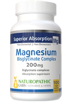 Magnesium Bisglycinate 200mg - 100 + 100 Caps FREE
